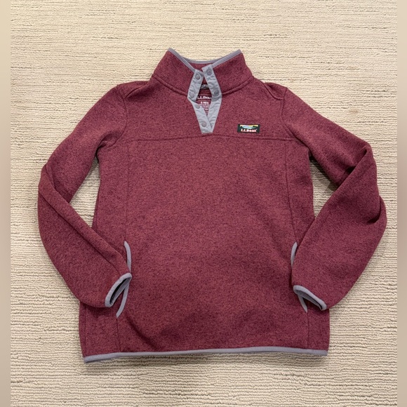L.L. Bean Sweaters - LL Bean Fleece Snap Pullover